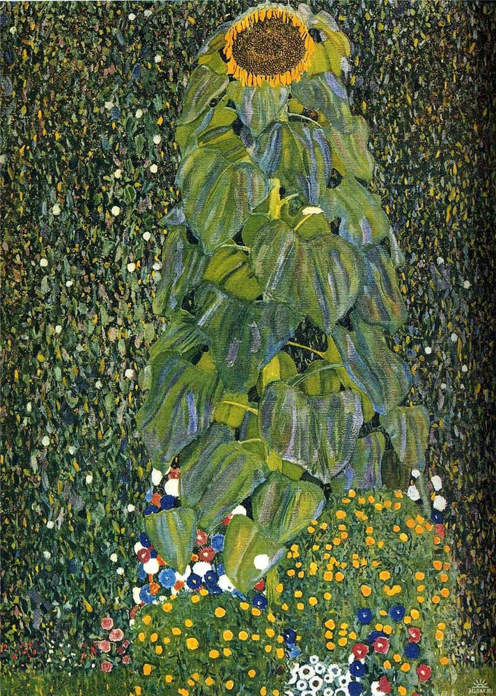 The Sunflower - Gustav Klimt - 1906-1907, 16x12" (A3) Poster Print