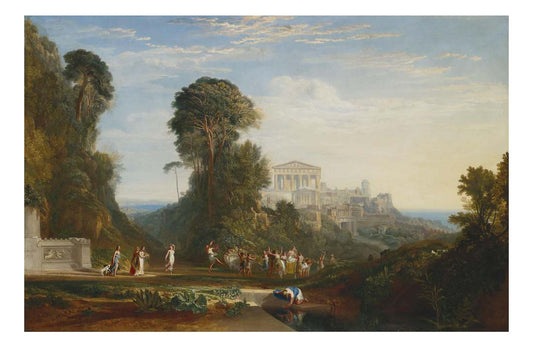 The Temple of Jupiter Panellenius Restored by John Mallord William Turner RA