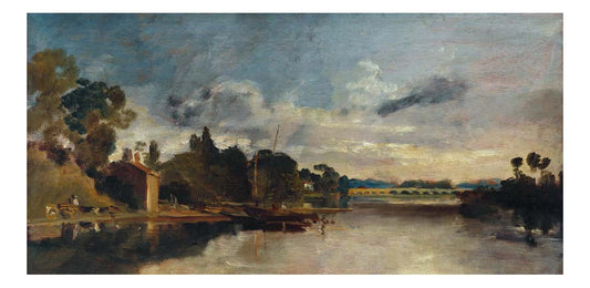 The Thames near Walton Bridges by John Mallord William Turner RA, 12x8"(A4) Poster