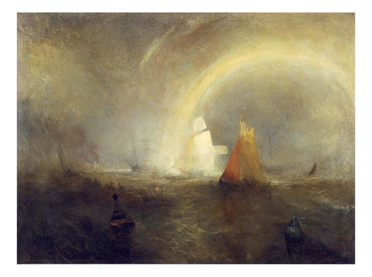 The Wreck Buoy, 1849 by John Mallord William Turner RA, 12x8"(A4) Poster