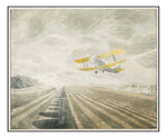 Tiger Moth 1942 - by WW2 War Artist Captain Eric Ravilious, A4 size (8.27 × 11.69 inches) Poster