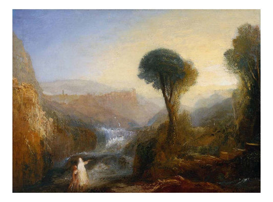 Tivoli, Tobias and the Angel, 1835 by John Mallord William Turner RA, 12x8"(A4) Poster