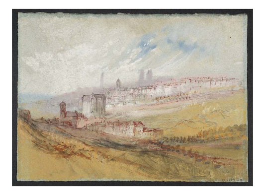 Town, from the Suburbs, 1826 by John Mallord William Turner RA