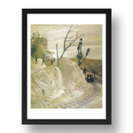 Train by Eric Ravilious, 17x13" Frame