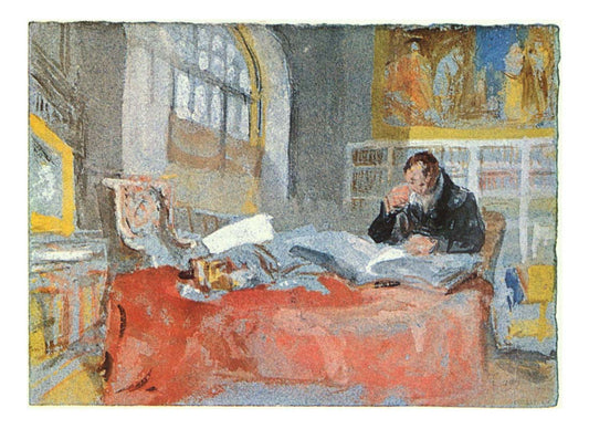 Turner in his Atelier by John Mallord William Turner RA, 12x8"(A4) Poster
