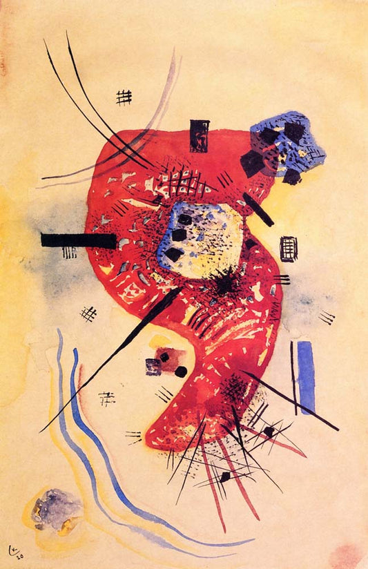 Unitled - Wassily Kandinsky -1920 by Wassily Kandinsky, 12x8"(A4) Poster Print