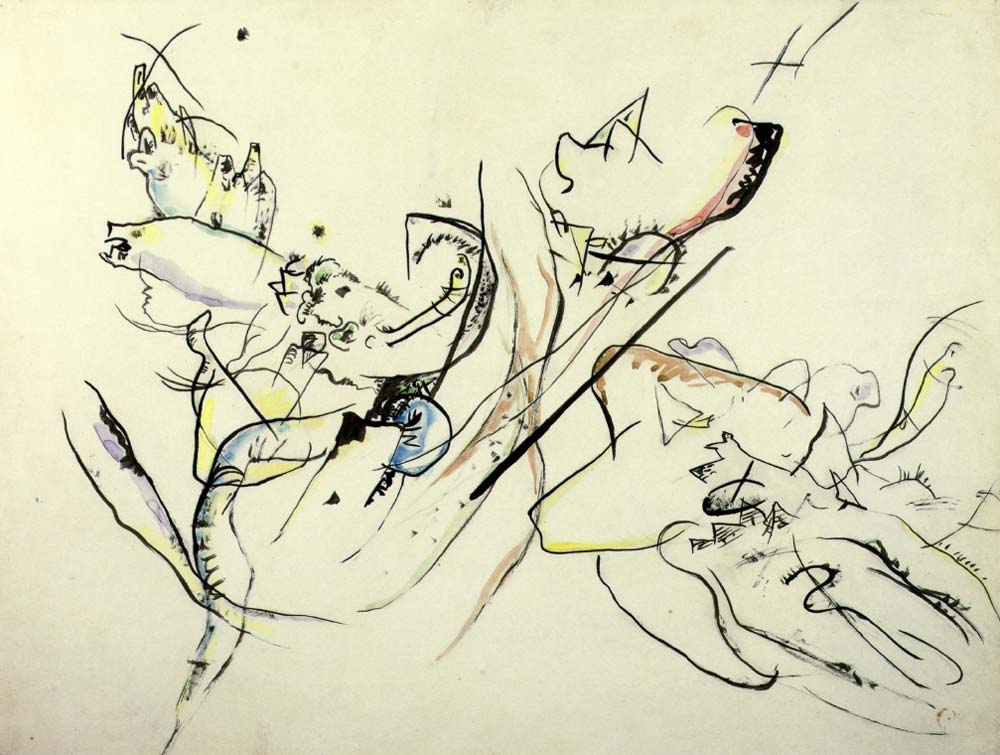 Untitled - Wassily Kandinsky -1915-1916 by Wassily Kandinsky, 16x12"(A3) Poster Print