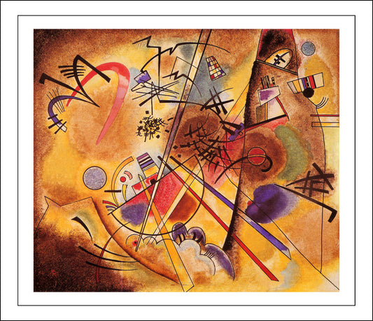 VASSILY KANDINSKY- by Wassily Kandinsky, 12x8"(A4) Poster Print