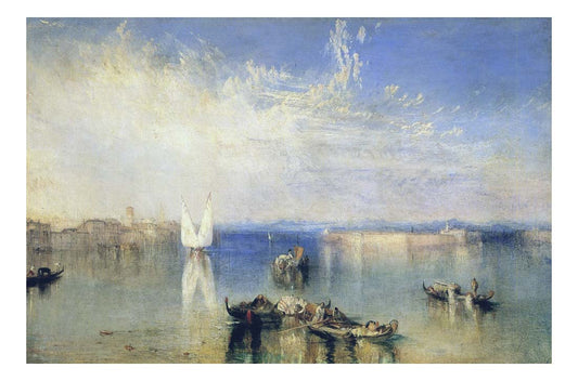 Venice, Campo Santo by John Mallord William Turner RA, 12x8"(A4) Poster
