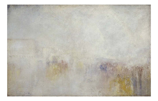 Venice, Water Fete, Riva degli Schiavone, 1845 by John Mallord William Turner RA, 12x8"(A4) Poster