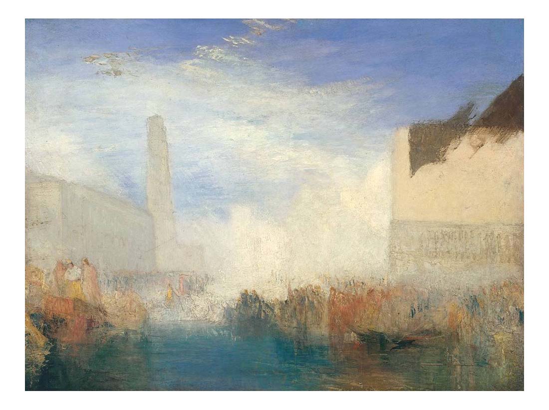 Venice, the Piazzetta with the Ceremony of the Doge Marrying the Sea, 1835 by John Mallord William Turner RA