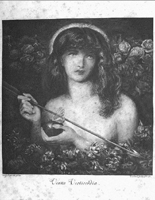 Venus Verticordia by Dante Gabriel Rossetti, English Pre-Raphaelite Painter,16x12"(A3) Poster Print