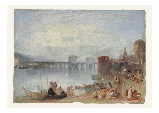 Vernon, 1833 by John Mallord William Turner RA, 12x8"(A4) Poster