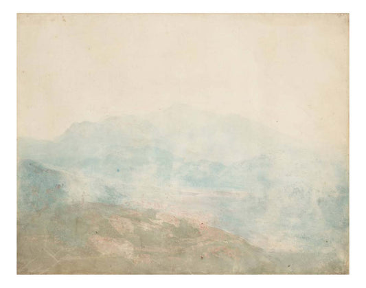View across a Valley towards Cader Idris, 1798-99 by John Mallord William Turner RA, 12x8"(A4) Poster