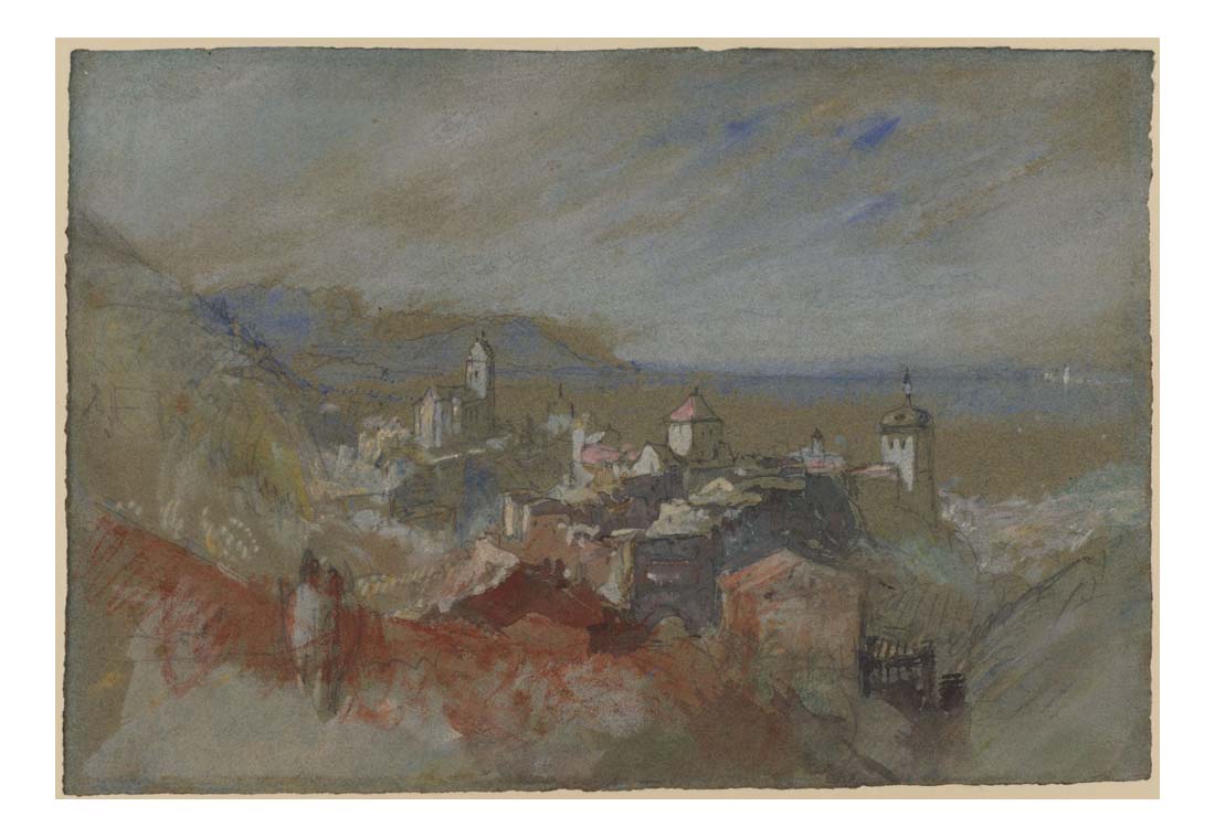 View of Bregenz, 1840 by John Mallord William Turner RA, 12x8"(A4) Poster