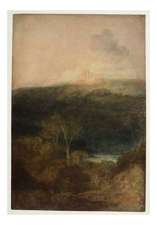 View of Fonthill Abbey, 1799-1800 by John Mallord William Turner RA, 12x8"(A4) Poster