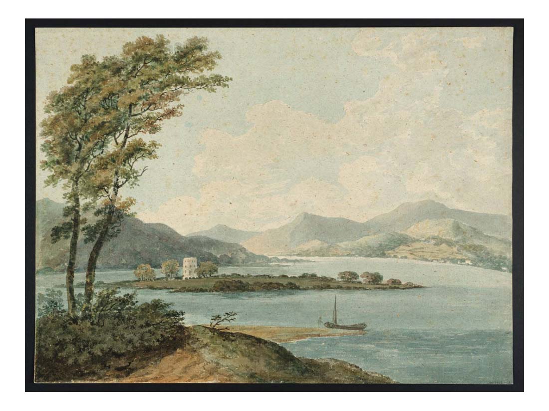 View of Windermere, with Belle Isle, 1800 by John Mallord William Turner RA, 12x8"(A4) Poster