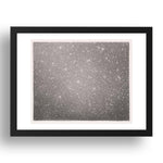 Vija Celmins: Night Sky No. 22, modernist artwork, A3 Size Reproduction Poster Print in 17x13" Black Frame