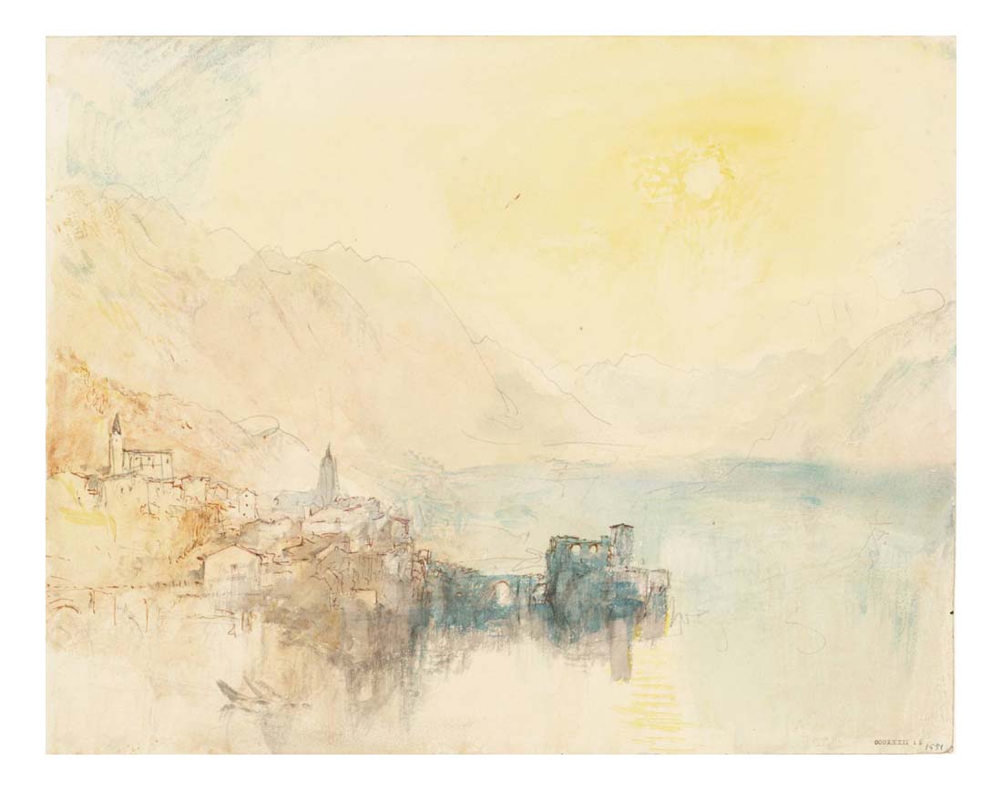 Village near Lausanne, 1841 by John Mallord William Turner RA