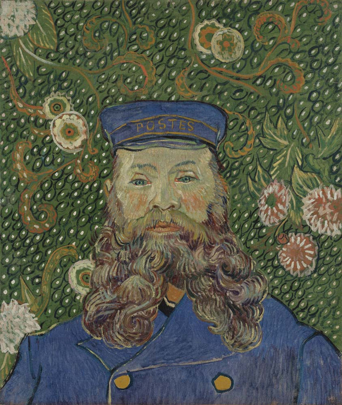 Vincent van Gogh - Portrait of Joseph Roulin, vintage art, modern poster print
