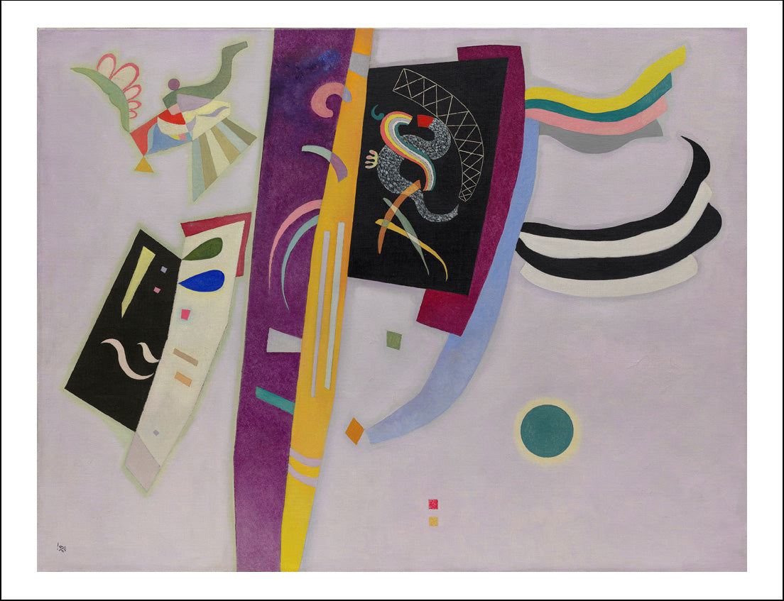 Violet-Orange, 1935 by Wassily Kandinsky, 16x12"(A3) Poster Print