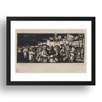  MERCHANTS by Wassily Kandinsky, 17x13" Frame
