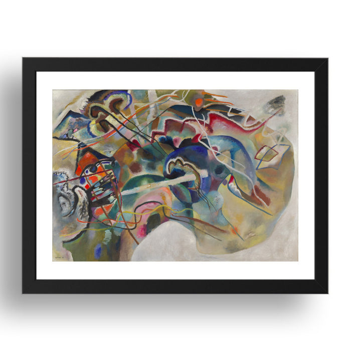  PAINTING WITH WHITE BORDER by Wassily Kandinsky, 17x13