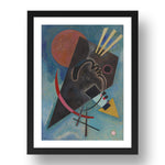  Pointed and Round by Wassily Kandinsky, 17x13" Frame