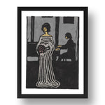  SINGER by Wassily Kandinsky, 17x13" Frame