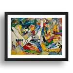  SKETCH FOR COMPOSITION 2 1910 by Wassily Kandinsky, 17x13" Frame