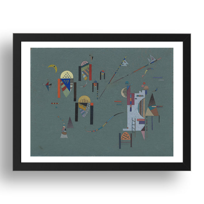  VERTICAL ACCENTS by Wassily Kandinsky, 17x13