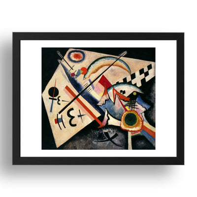  WHITE CROSS by Wassily Kandinsky, 17x13" Frame