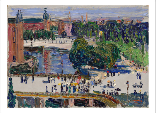 AMSTERDAM     1904 by Wassily Kandinsky, 16x12"(A3) Poster Print