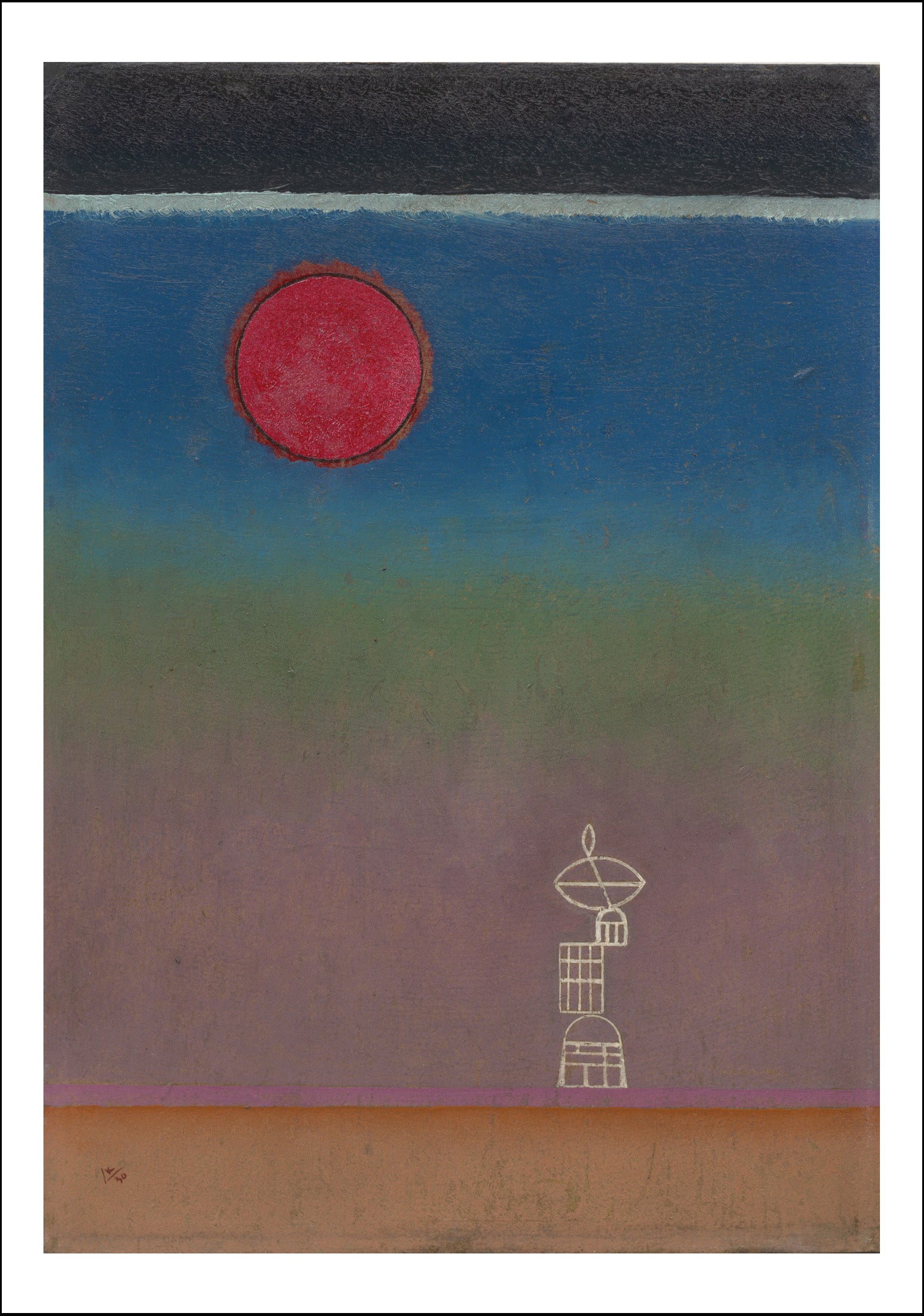 FAR AWAY by Wassily Kandinsky, 12x8"(A4) Poster Print