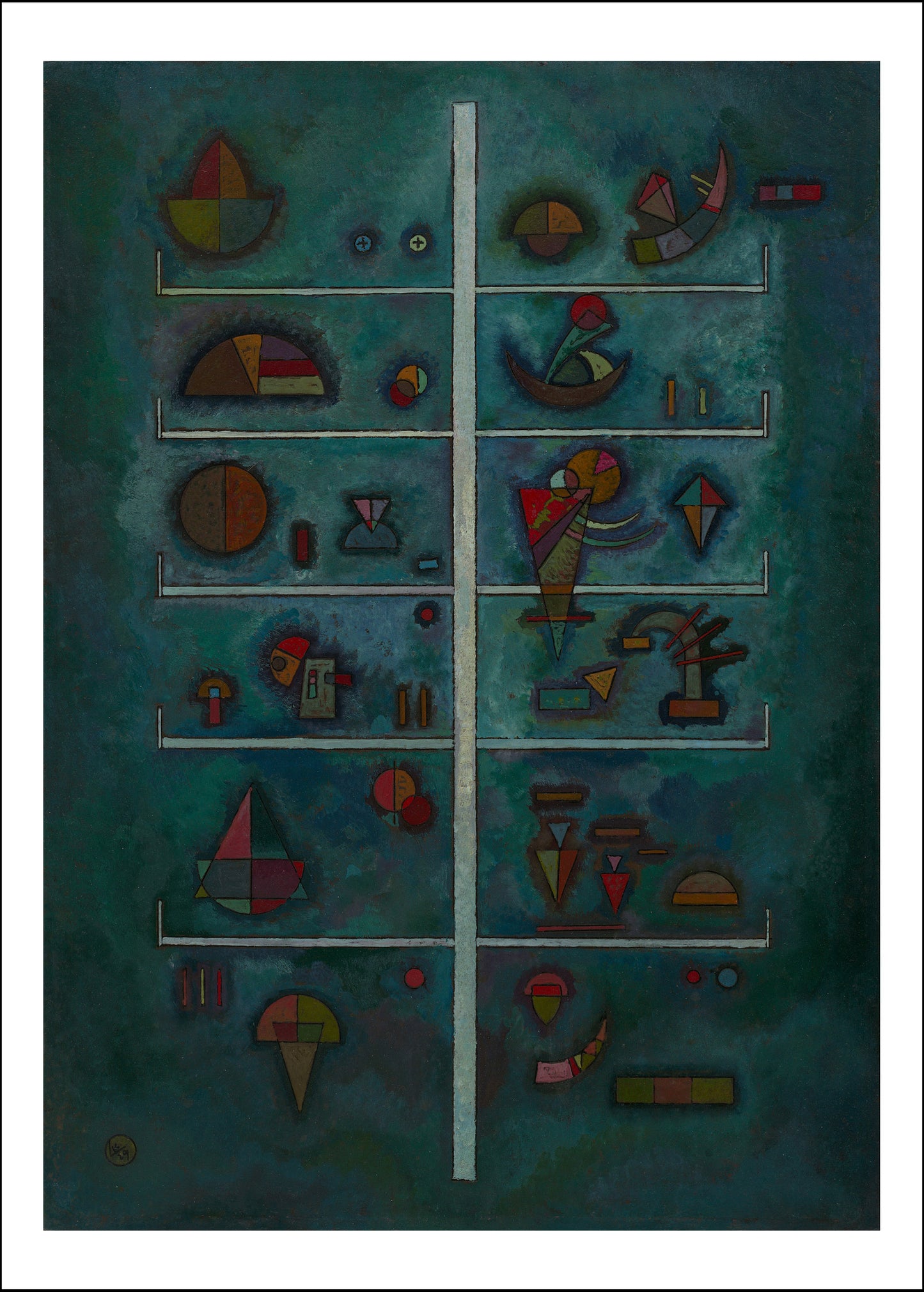 LEVELS by Wassily Kandinsky, 16x12"(A3) Poster Print