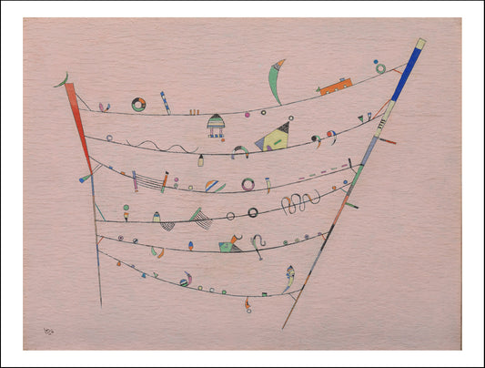 LITTLE ACCENTS by Wassily Kandinsky, 16x12"(A3) Poster Print
