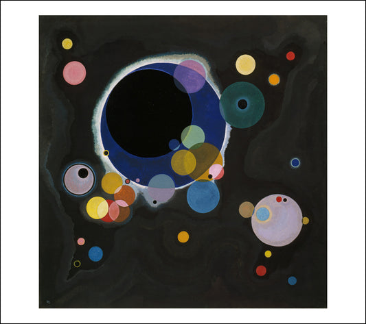 Einige Kreise-A3 by Wassily Kandinsky, 16x12"(A3) Poster Print