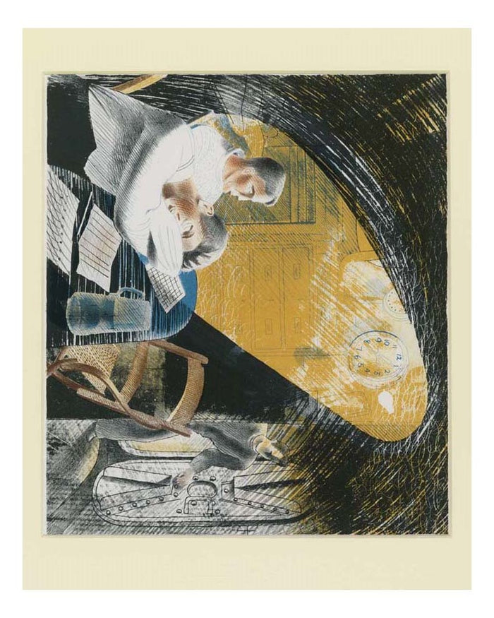 Ward Room Number 1 by Eric Ravilious, 17x13