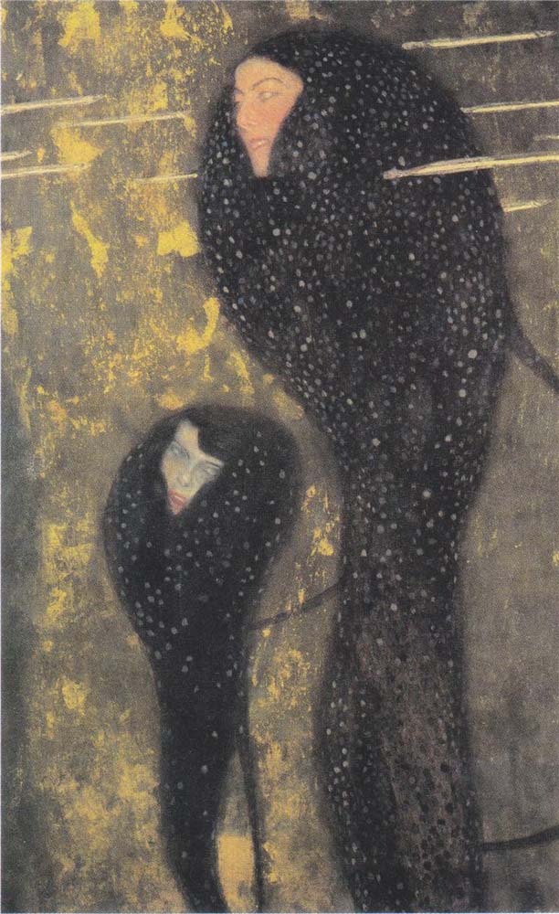 Water Nymphs (also known as Silverfish) - Gustav Klimt - 1899, 16x12" (A3) Poster Print