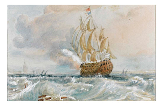 Watercolor Drawing, 1888 by John Mallord William Turner RA, 12x8"(A4) Poster