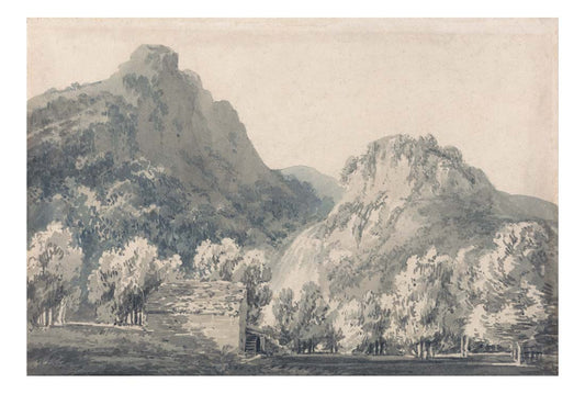 Waterfall of Lodore, Cumberland by John Mallord William Turner RA, 12x8"(A4) Poster
