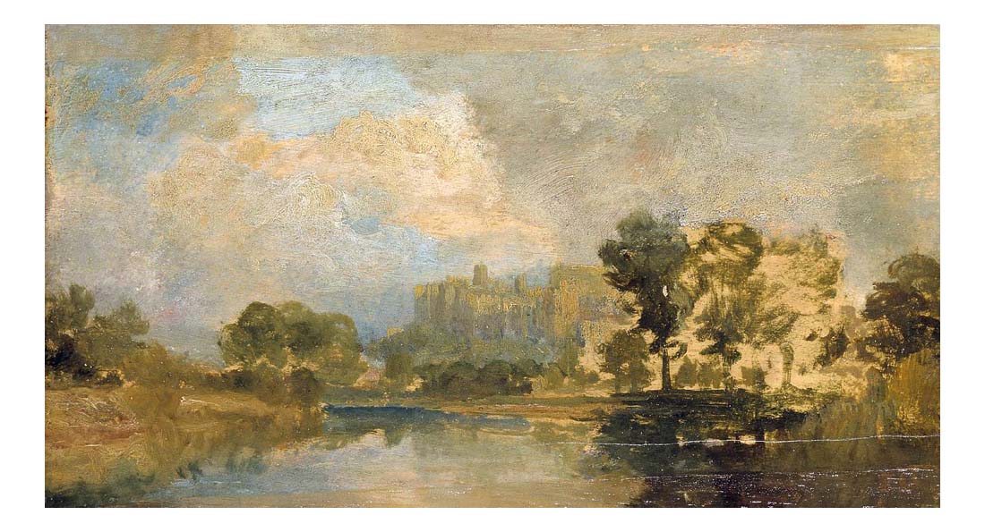 Windsor Castle from the River, 1807 by John Mallord William Turner RA