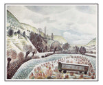 Winter Snow by Eric Ravilious, A4 size (8.27 × 11.69 inches) Poster