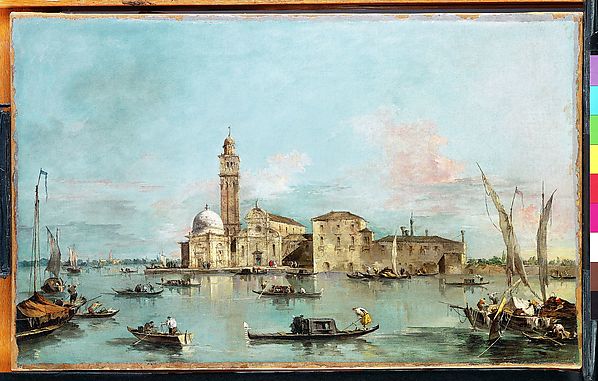 Francesco Guardi:The Island of San Michele Venice -16x12"(A3) Poster