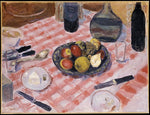 Pierre Bonnard:The Checkered Tablecloth 1916-16x12"(A3) Poster