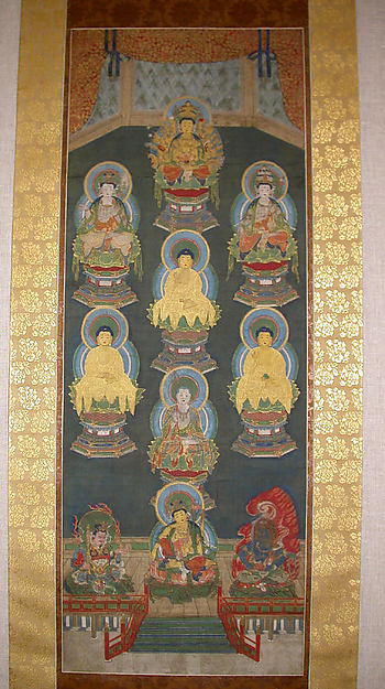 ,Mandala of the Sann Shrine Deities 17th cent,Japan ukiyo-e Period Image,16x12"(A3) Poster