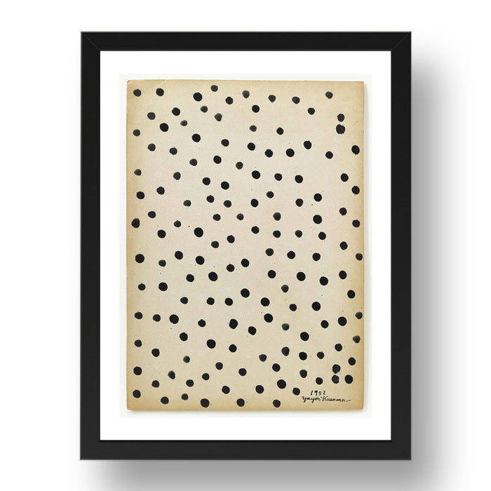 Yayoi Kusama: Accumulation, modernist artwork, A3 Size Reproduction Poster Print in 17x13
