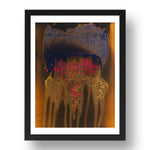 Yves Klein: Untitled, modernist artwork, A3 Size Reproduction Poster Print in 17x13" Black Frame
