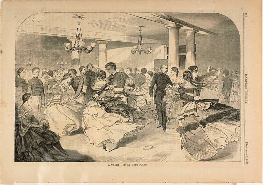 A Cadet Hop at West Point by  Winslow Homer (American, 1836-1910),23x16"( A2 size ) Poster Print