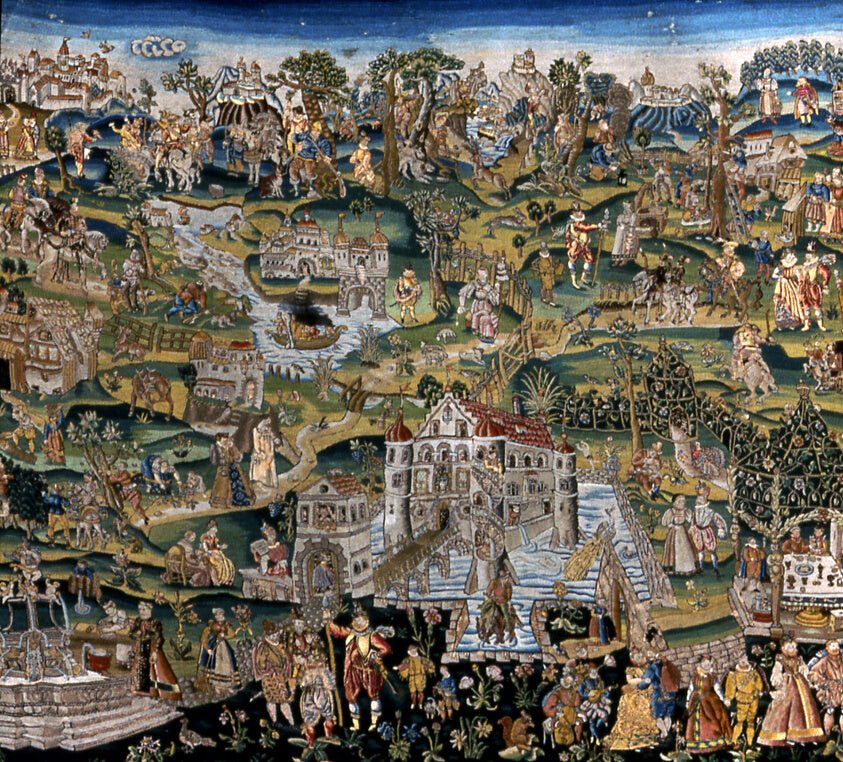 A Day in the LIfe of a French Nobleman by  France, 23x16"( A2 size) Poster Print